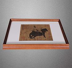 大竹书画装裱配框服务案例